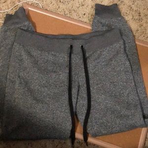 Gray sweatpants